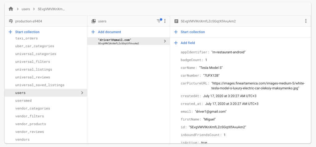 Configure Driver Restaurant Apps step 1