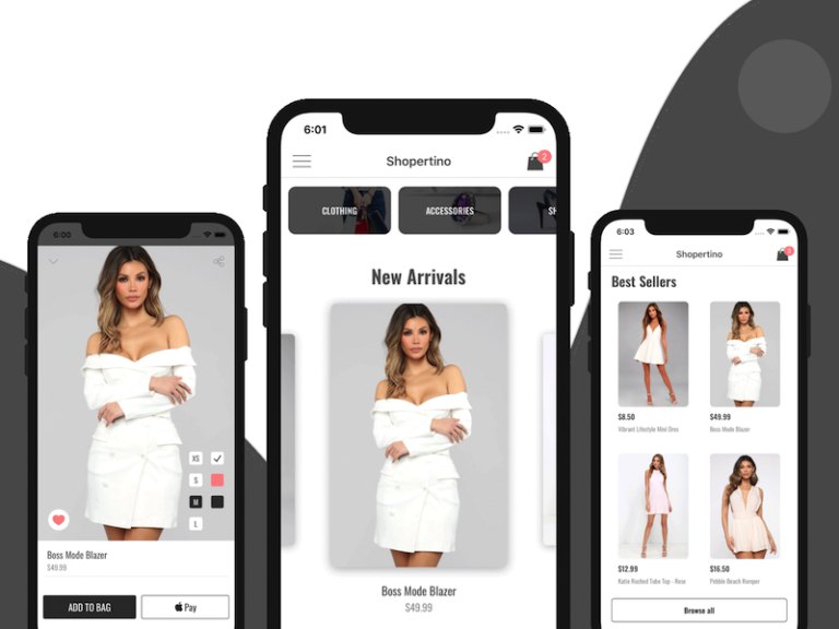 ecommerce iOS app template