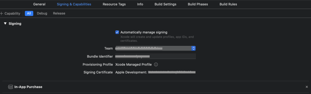In-App Purchases setup step 9