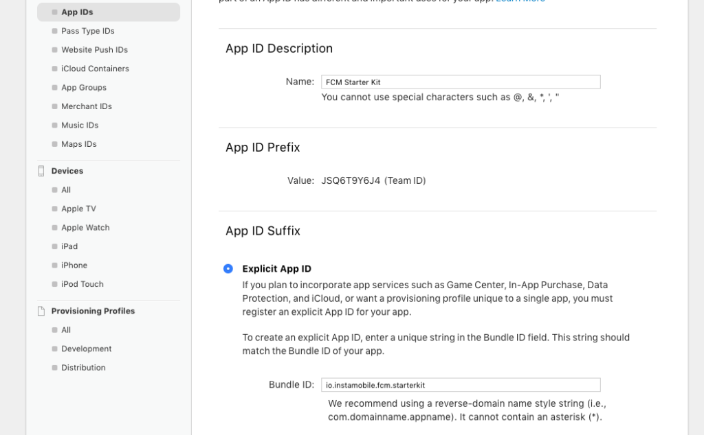 iOS remote push notifications swift 5 firebase