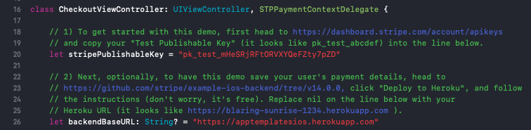 Stripe iOS tutorial