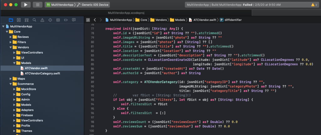 UberEats Firebase Tables setup step 4