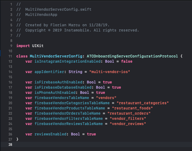 UberEats Main Configuration step 4