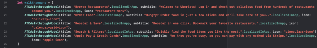 UberEats Main Configuration step 6