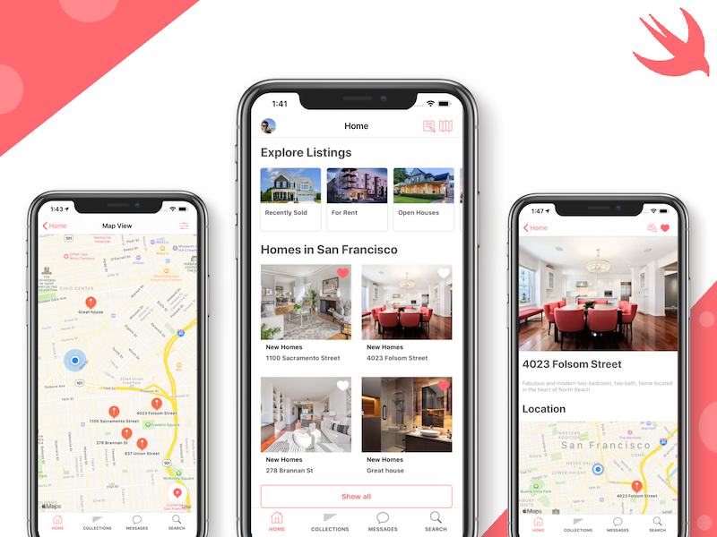 real estate iphone app template