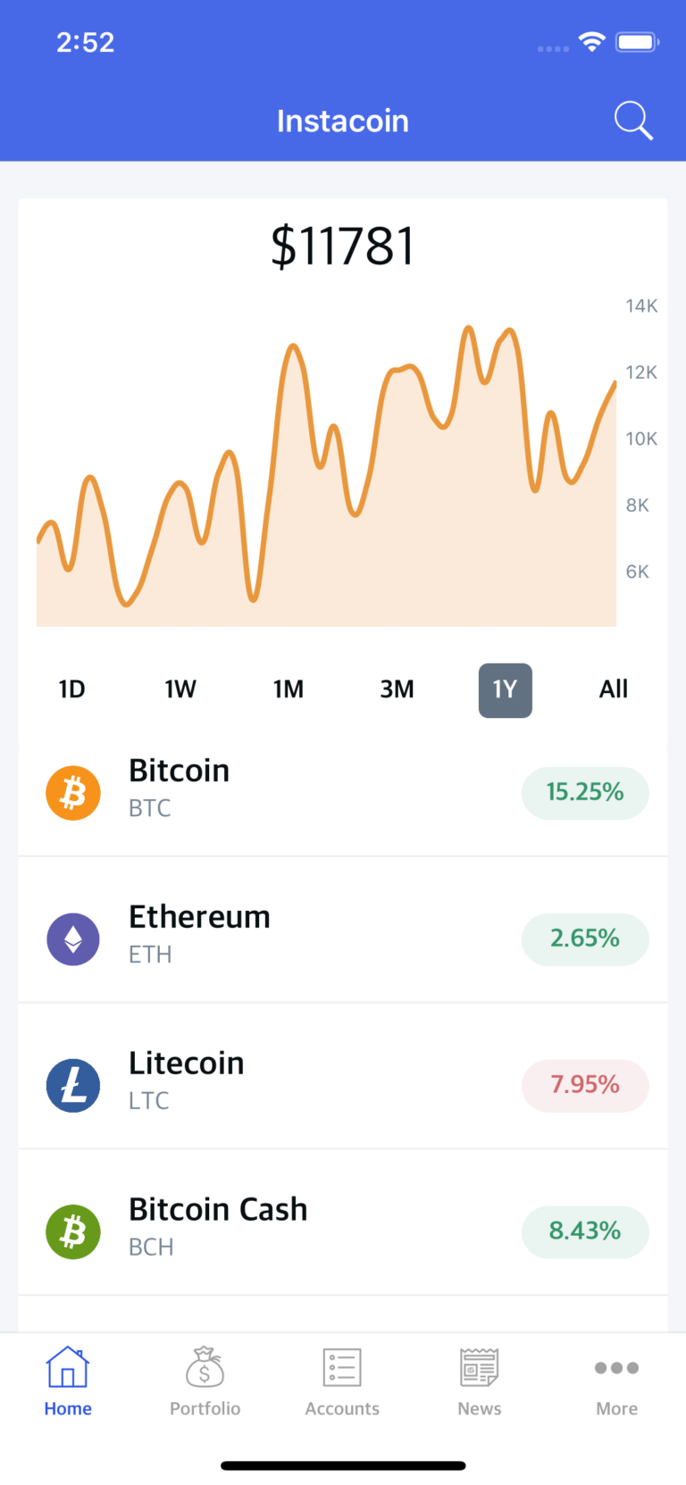 cryptocurrency exchange app for iphone